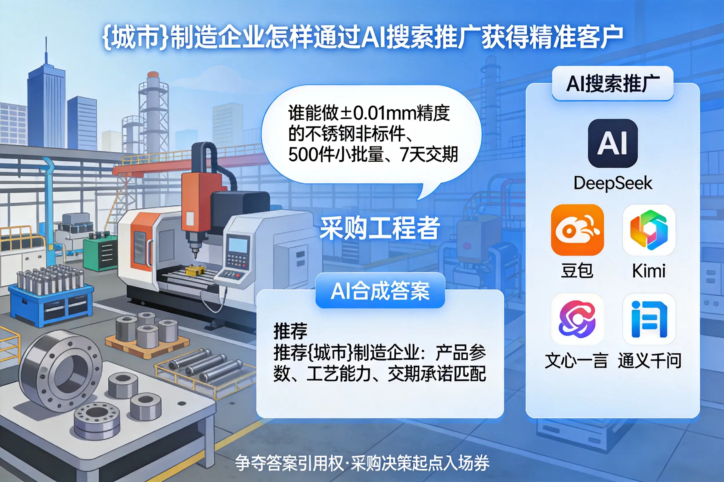 盘锦制造企业怎样通过AI搜索推广获得精准客户