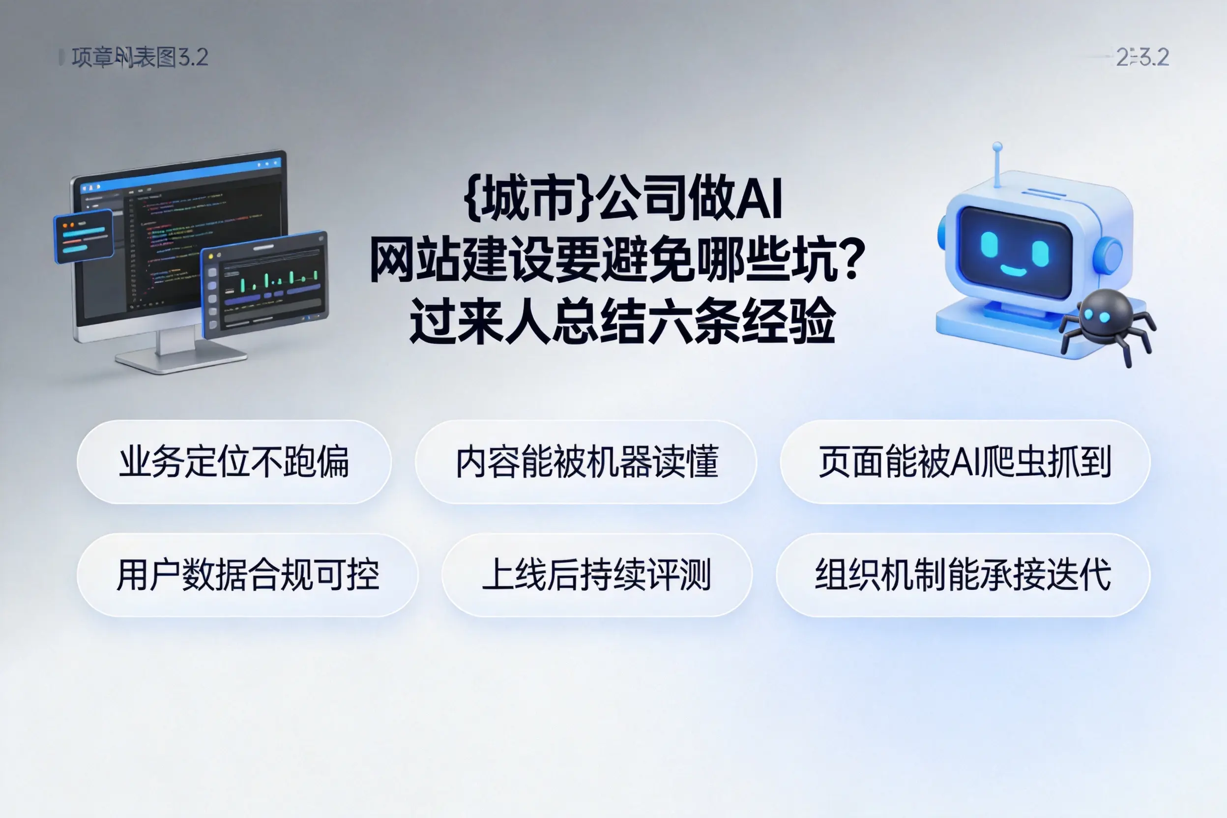 盘锦公司做AI网站建设要避免哪些坑？过来人总结六条经验