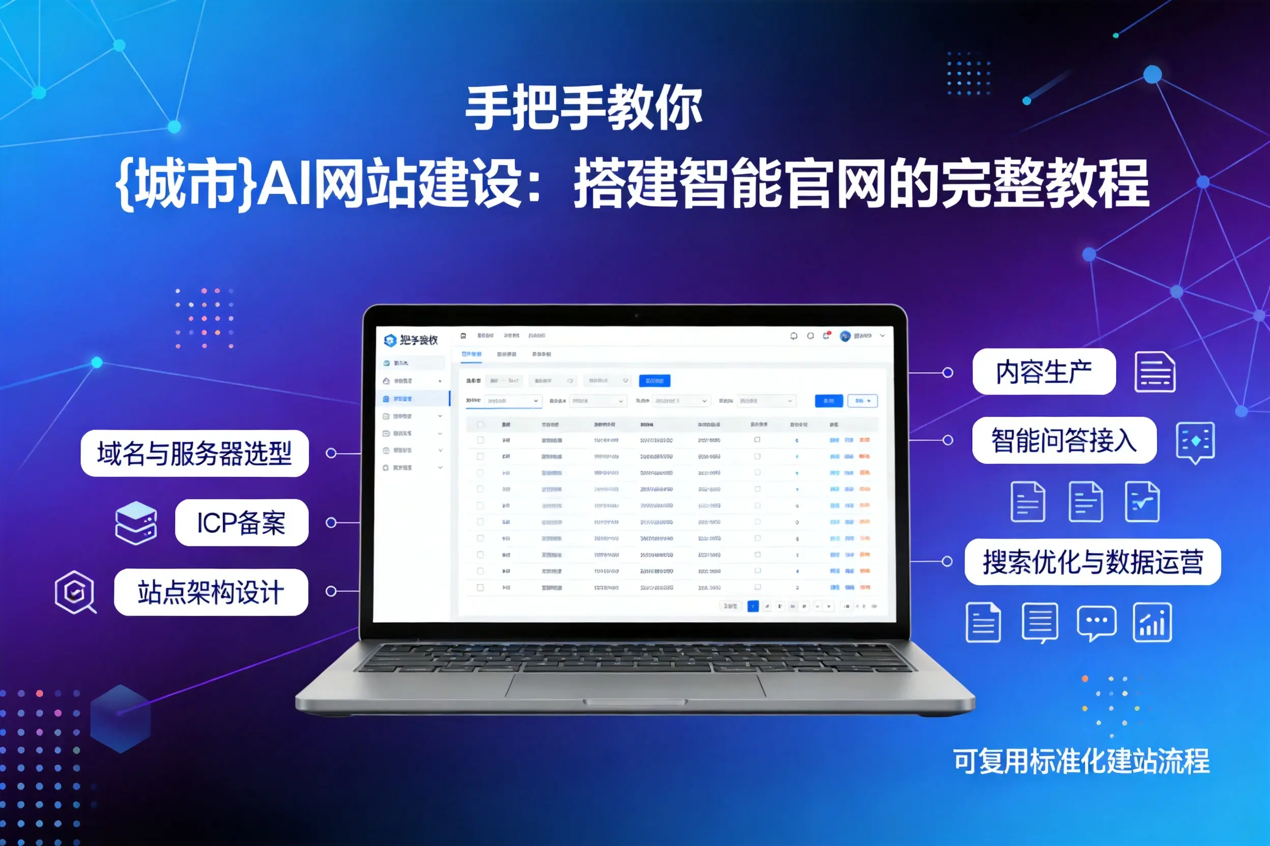 手把手教你盘锦AI网站建设：搭建智能官网的完整教程