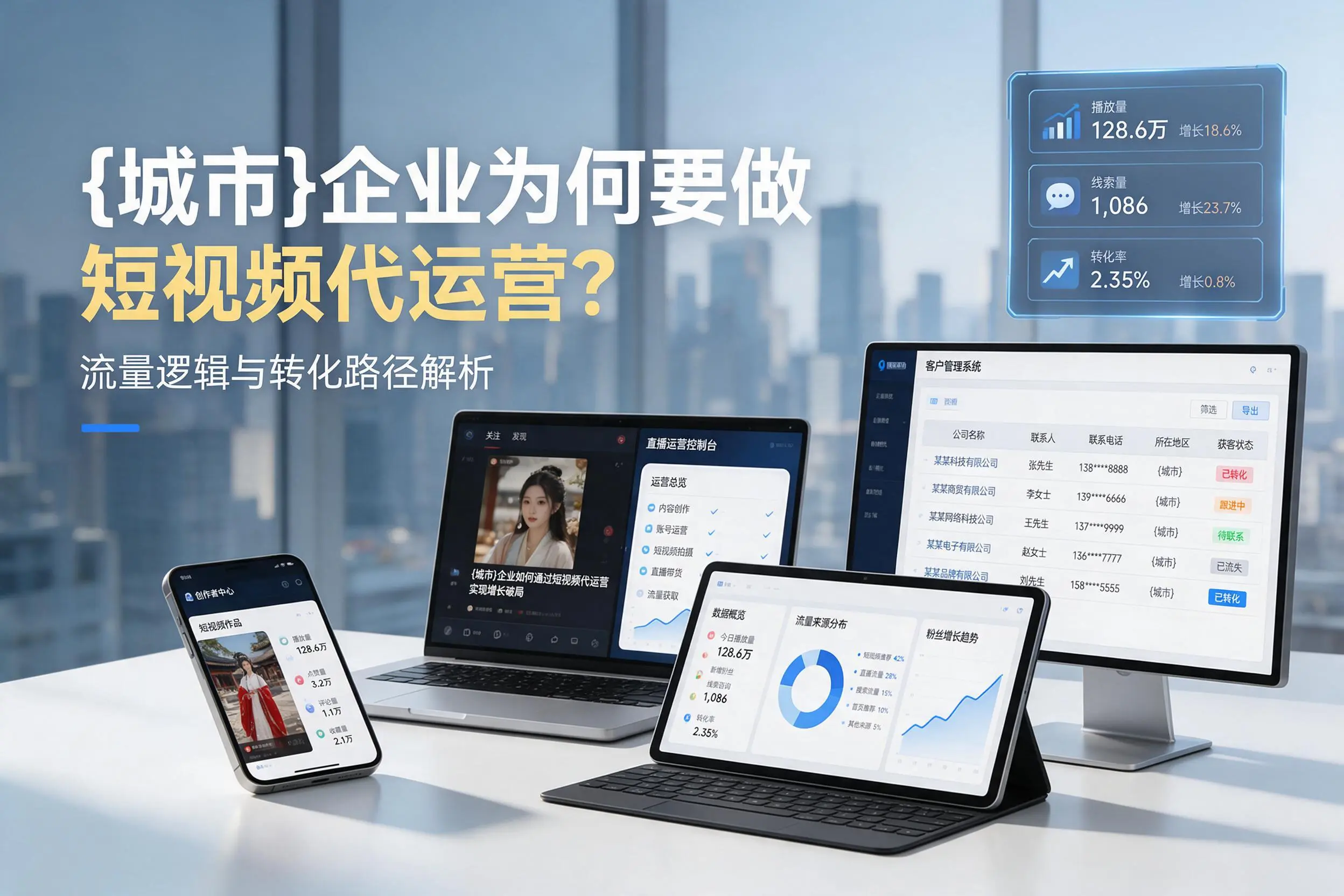 盘锦企业为何要做短视频代运营？流量逻辑与转化路径解析
