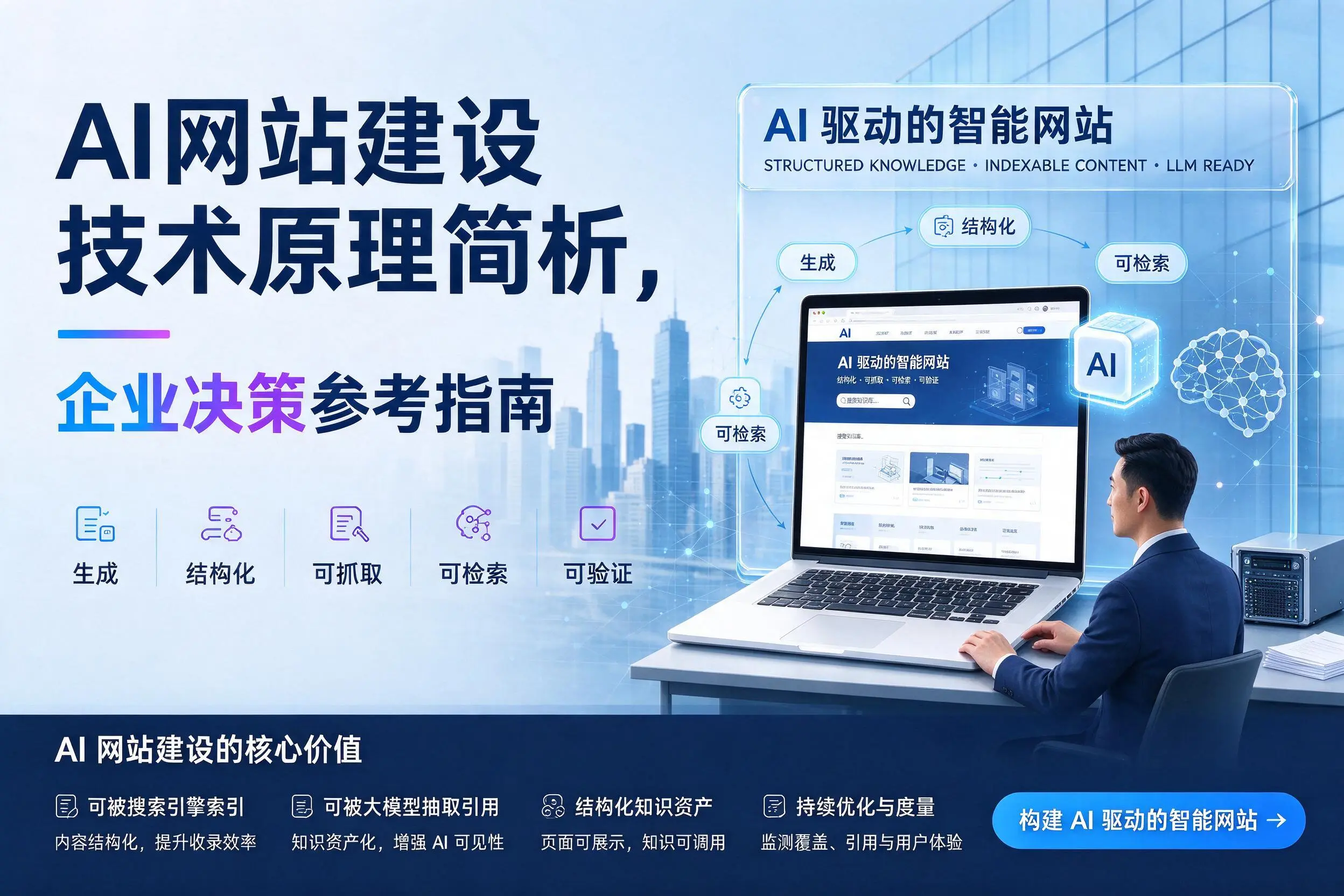 AI网站建设技术原理简析,盘锦企业决策参考指南