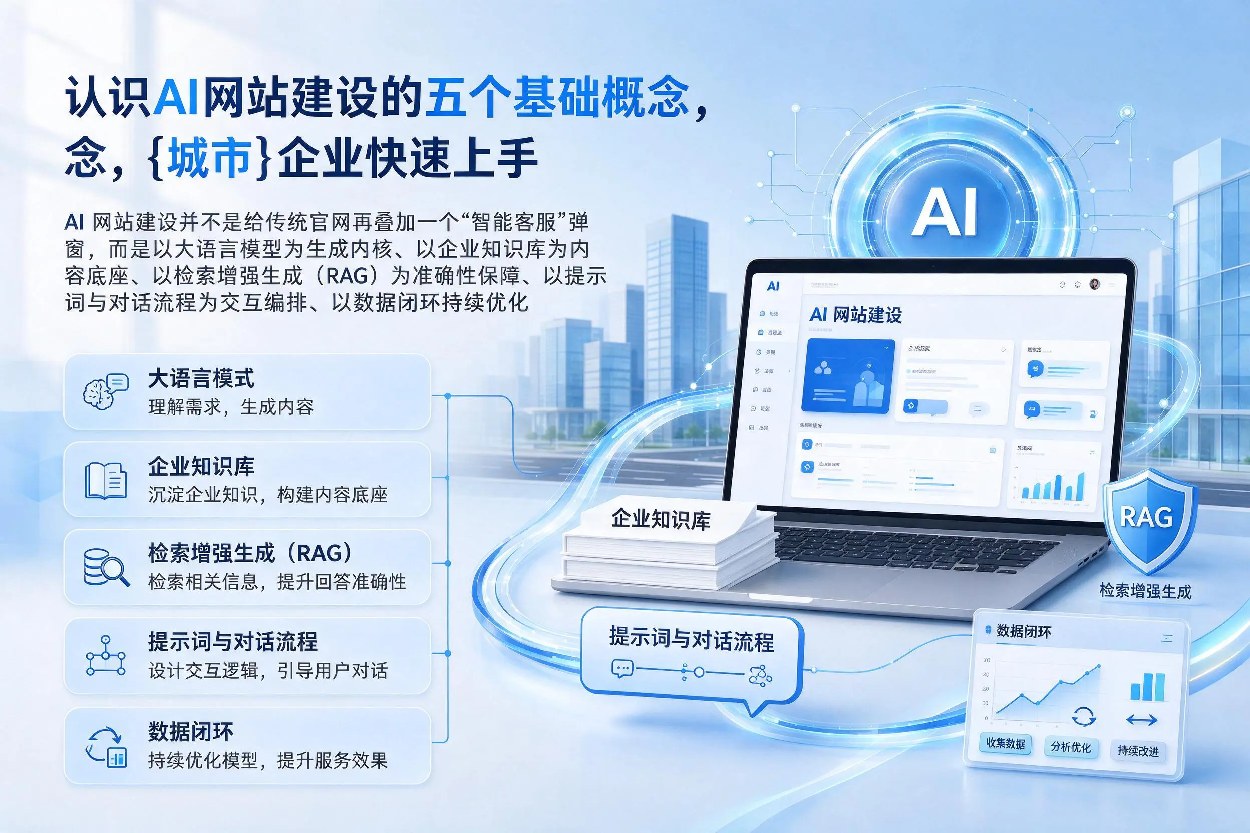 认识AI网站建设的五个基础概念，盘锦企业快速上手