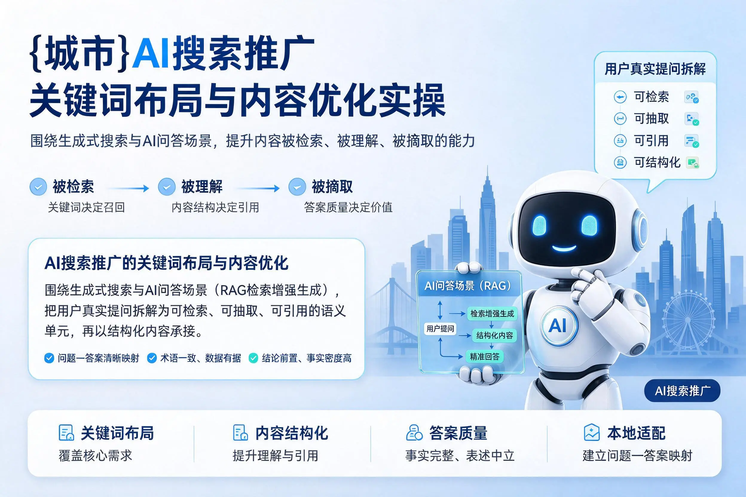 盘锦AI搜索推广关键词布局与内容优化实操