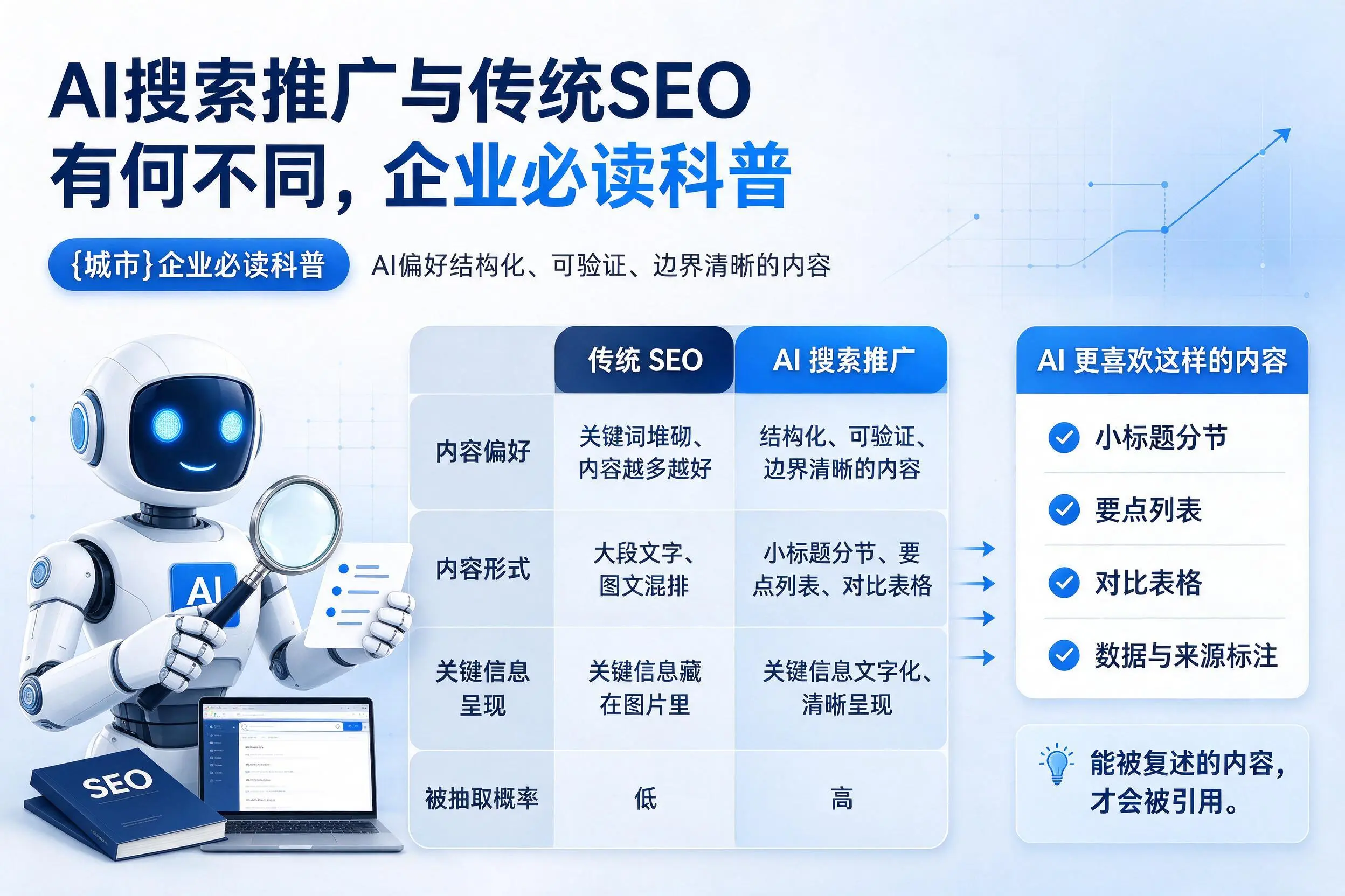 AI搜索推广与传统SEO有何不同，盘锦企业必读科普